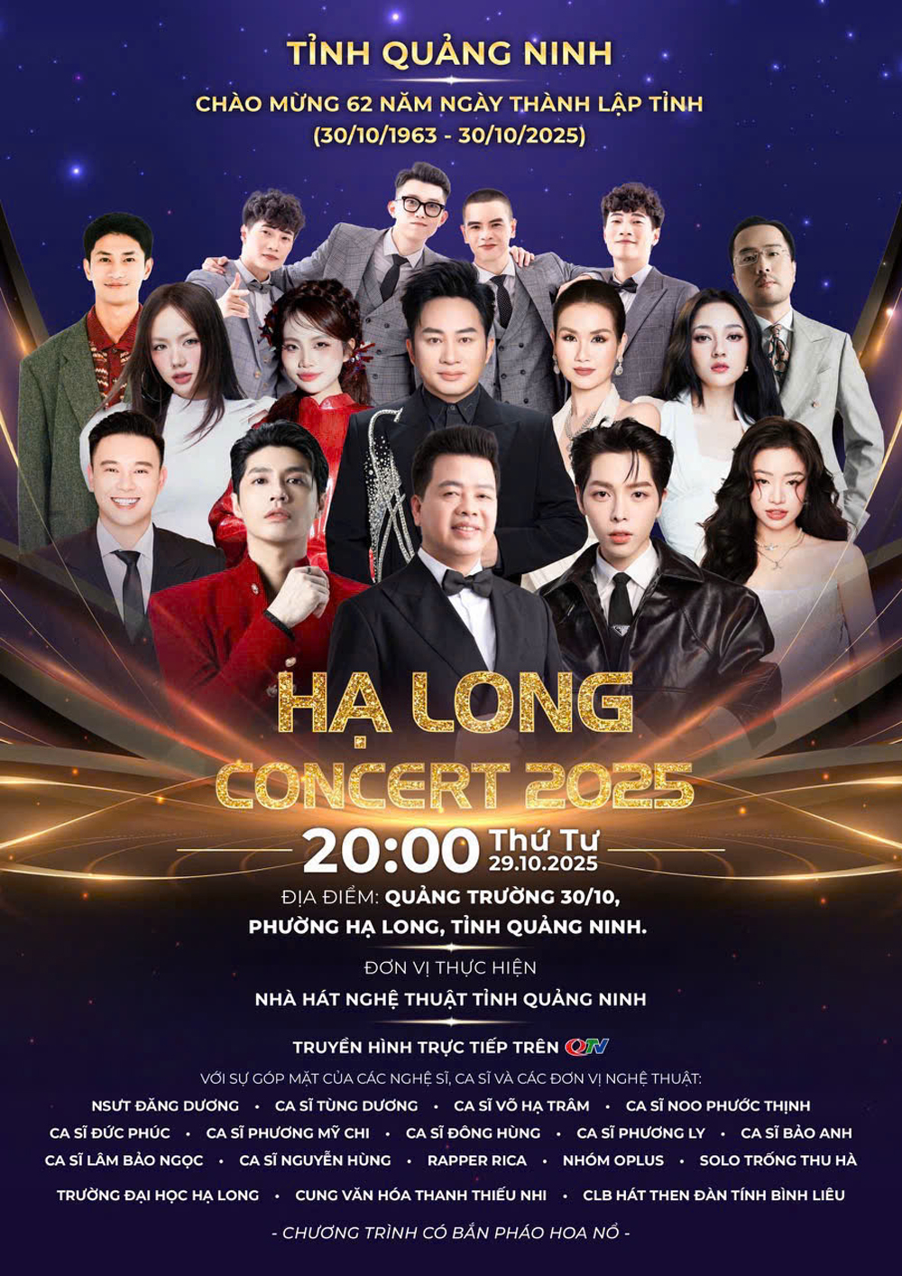 Hạ Long Concert 2025: Đại tiệc âm nhạc hoành tráng mở màn chuỗi sự kiện du lịch cuối năm