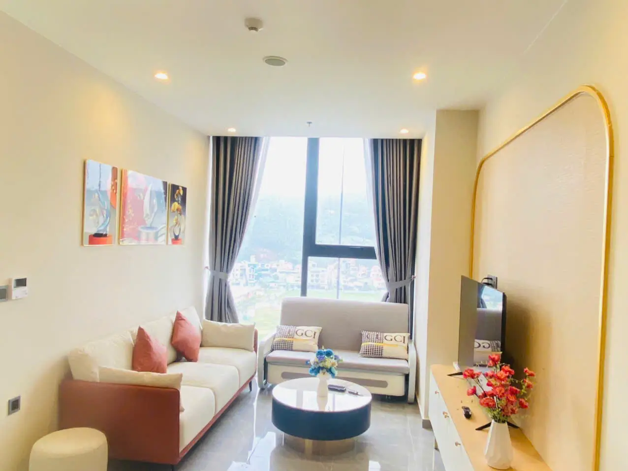 Cho thuê lâu dài căn 2 ngủ full nội thất